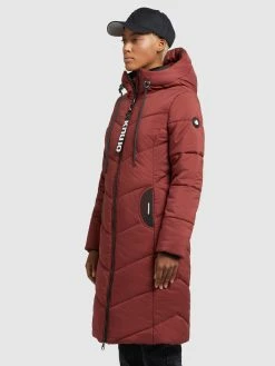 Khujo Overgangsfrakker Overgangsfrakke Aribay Kvinder Rustrød -Khujo Salgsbutik a757b923abe08a918ff31ddb9b91180e