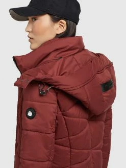 Khujo Overgangsfrakker Overgangsfrakke Fitt Light Kvinder Rustrød -Khujo Salgsbutik a918e588bd19e13cc2a560fa2fdab925