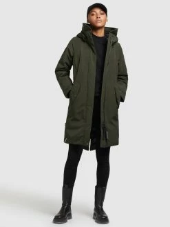 Khujo Vinterfrakker Vinterfrakke Charlyn 3 Kvinder Khaki -Khujo Salgsbutik acfbcec0fa87441604932f30d3584966