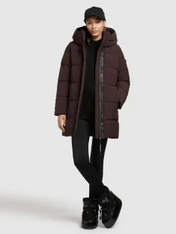 Khujo Korte Frakker Vinterfrakke Wente Kvinder Brombær -Khujo Salgsbutik aded930c6b19694f4199bdefe6b21b39