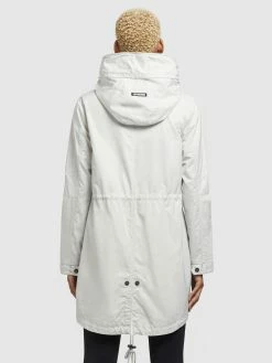 Khujo Parka Overgangsparka Dayes Kvinder Offwhite -Khujo Salgsbutik b53776e3f32d08e4c5a24aa904dca98d