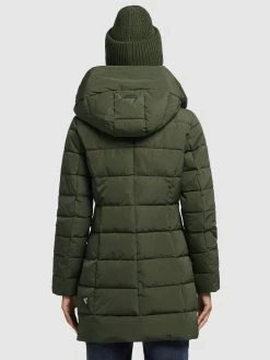 Khujo Korte Frakker Vinterfrakke Floyt Kvinder Oliven -Khujo Salgsbutik b722d50bd1615e547b33330359de0848