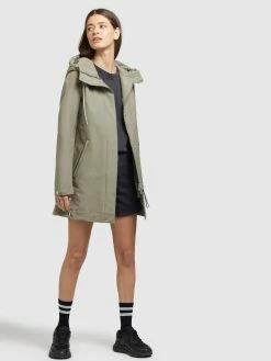 Khujo Overgangsfrakker Overgangsfrakke Artisa Kvinder Grå / Grøn -Khujo Salgsbutik bc8e577941b7308f9e342d39650300a8