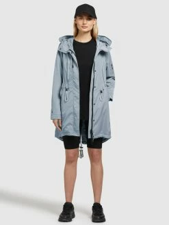 Khujo Parka Overgangsparka DAYES Kvinder Lyseblå -Khujo Salgsbutik bf6ac2ad9599d06308206cc07d0b141a