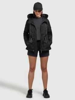 Khujo Overgangsjakker Overgangsjakke DEBBY Kvinder Sort -Khujo Salgsbutik c1ba308ee4f1d3271cc0756de16bff2a