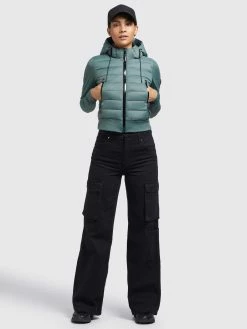 Khujo Overgangsjakker Overgangsjakke Dalis Matt Kvinder Jade -Khujo Salgsbutik cb9474ea615c9df96b163ef5df0535f9