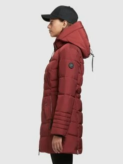 Khujo Korte Frakker Overgangsfrakke Amaray 3 Kvinder Rubinrød -Khujo Salgsbutik cd3a2539c1daadab3a9083a8850536c9