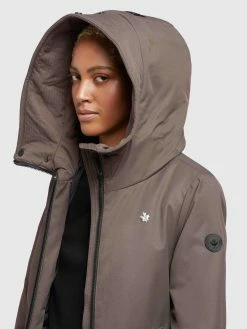 Khujo Overgangsfrakker Overgangsfrakke Lisad Kvinder Mokka -Khujo Salgsbutik dd00636e81897667476e198a259b273b