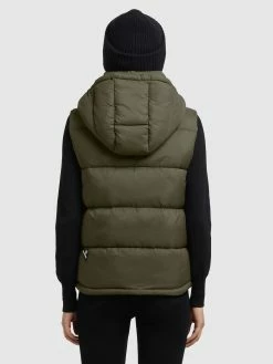 Khujo Veste Vest Eden Kvinder Khaki -Khujo Salgsbutik de8c624cdde92d4daa266322a8be207d