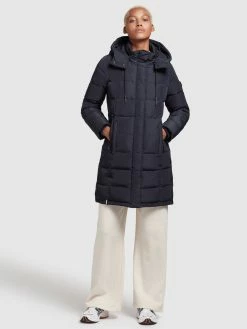 Khujo Korte Frakker Vinterfrakke Cups Kvinder Marin -Khujo Salgsbutik e23c1cf38eb1c19e222c147134ebf58d