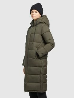 Khujo Vinterfrakker Vinterfrakke Julina Kvinder Khaki -Khujo Salgsbutik e61a770c8240f6d6ae0f734734e5b76a