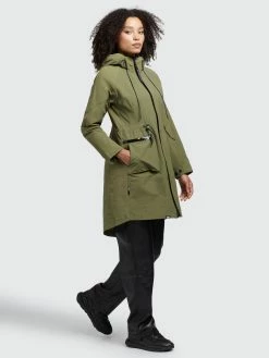 Khujo Parka Overgangsparka Kvinder Oliven -Khujo Salgsbutik efbb40386e1f1940f67be3e79b73155b