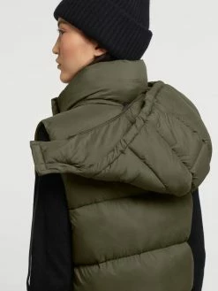 Khujo Veste Vest Eden Kvinder Khaki -Khujo Salgsbutik f70a1abd74cd305c00e380cccf495a9c