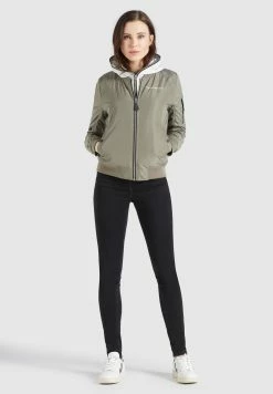 Khujo Vinterjakker Vinterjakke LARIFA Kvinder Khaki -Khujo Salgsbutik fbb97572ce724ab586835ec3af27ad43