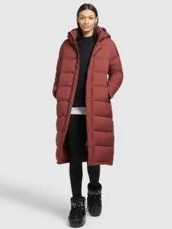 Khujo Vinterfrakker Vinterfrakke Corinna Kvinder Rustrød -Khujo Salgsbutik fc3df2cc582e52896eb071800544e3d1