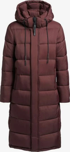 Khujo Vinterfrakker Vinterfrakke Julina Kvinder Mørkerød