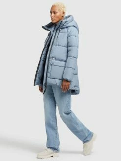 Khujo Overgangsjakker Overgangsjakke Pheobe Kvinder Lyseblå -Khujo Salgsbutik fe12cc51355bcdb3ee6e97ff814722c2