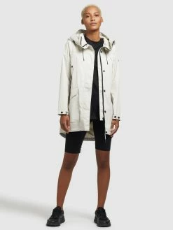 Khujo Overgangsfrakker Overgangsfrakke AIRA Kvinder Lysegrå -Khujo Salgsbutik fe3e966c69927fe7742075c135af8217