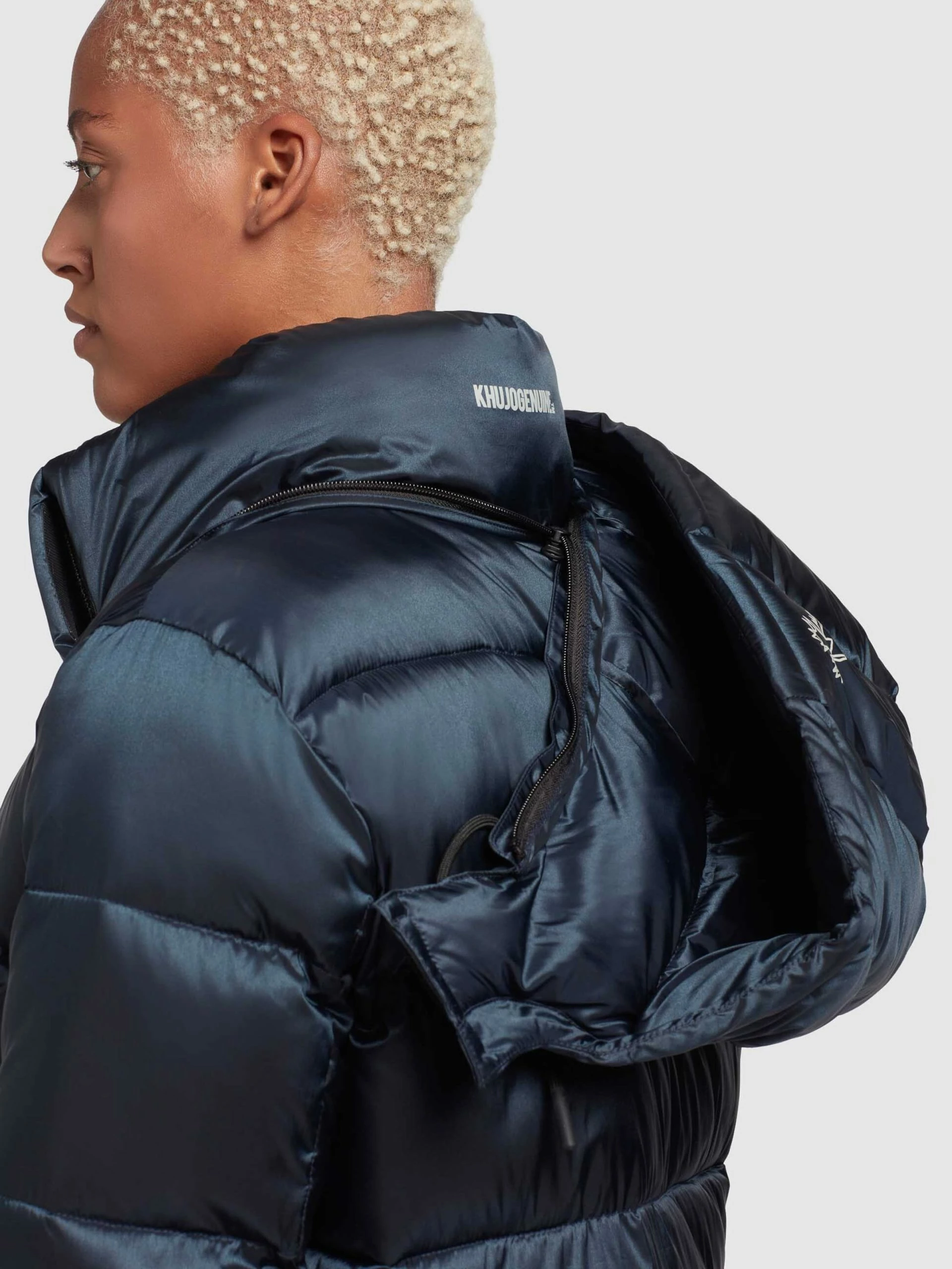 Khujo Vinterjakker Vinterjakke Evona Kvinder Natblå 8 Khujo Vinterjakker Vinterjakke Evona Kvinder Natblå - Image 8